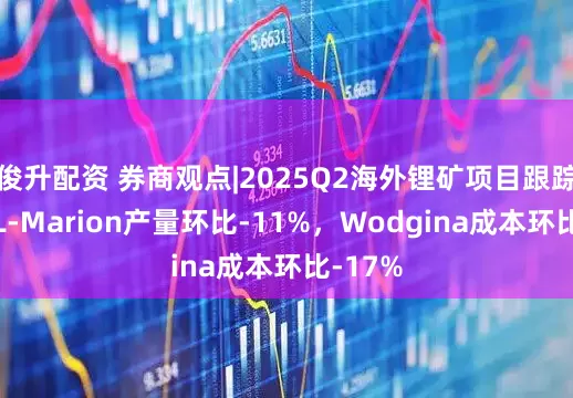 俊升配资 券商观点|2025Q2海外锂矿项目跟踪：MRL-Marion产量环比-11%，Wodgina成本环比-17%